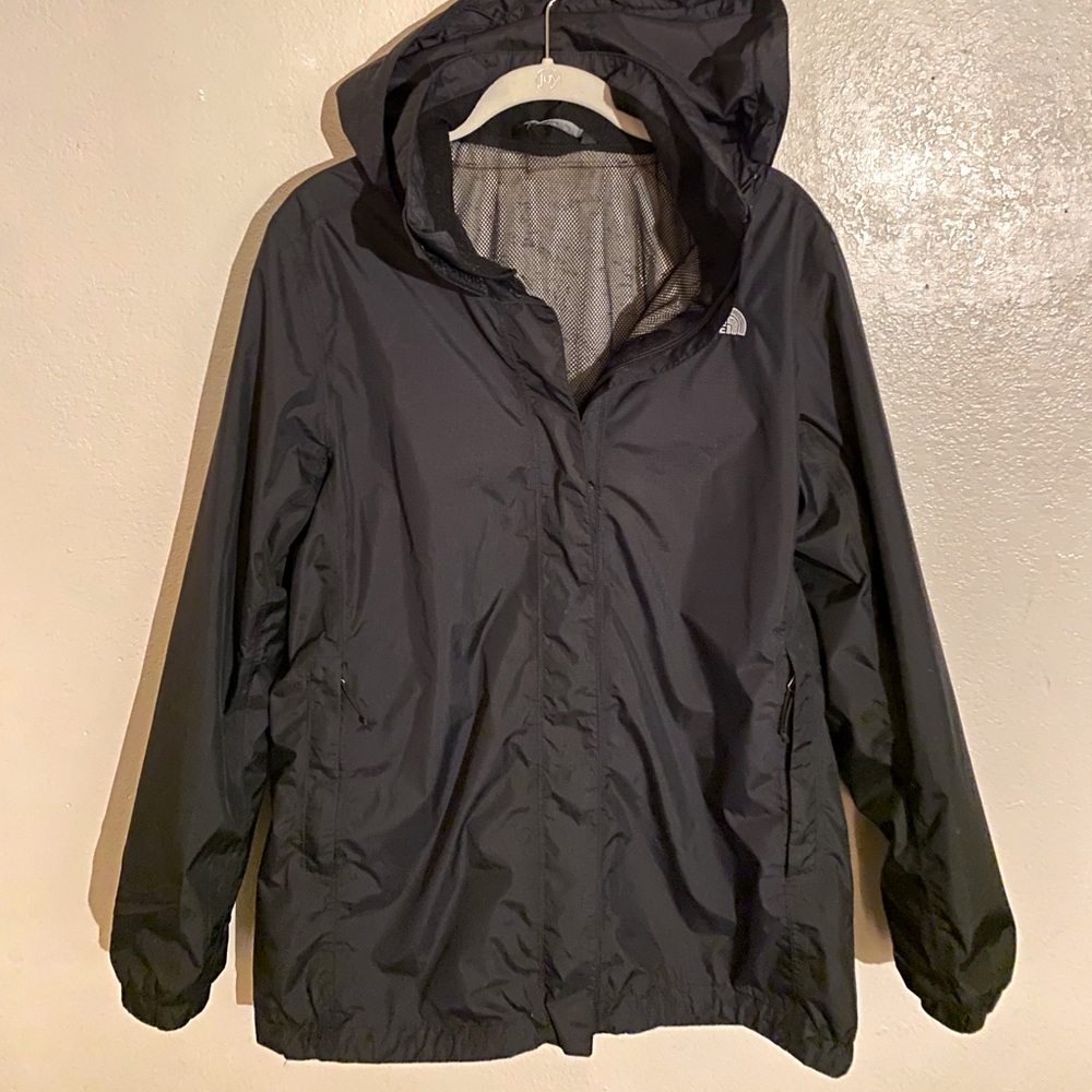 North Face Women’s Waterproof Jacket, L, Black